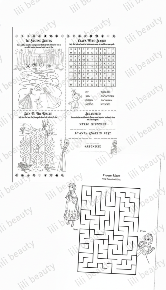 Frozen Activity book 15 sheets