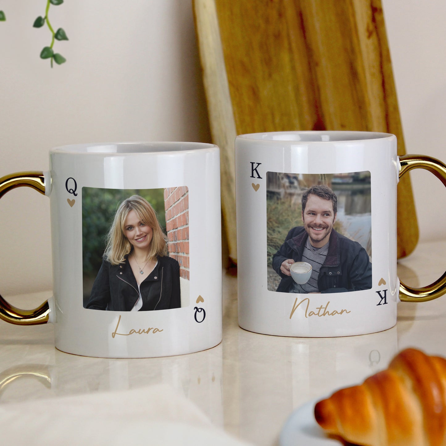 Personalised Queen & King Photo mugs