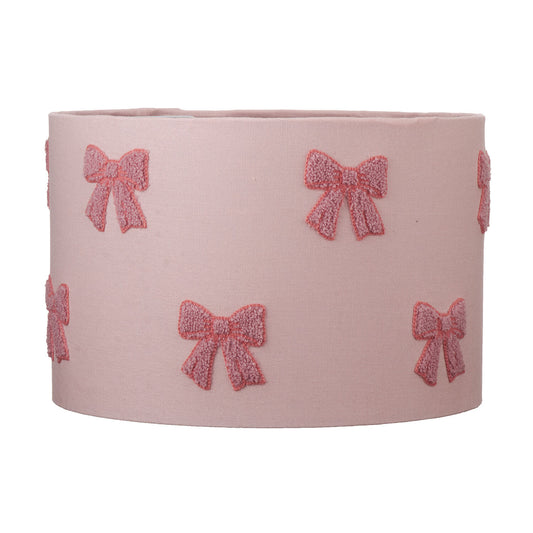 Bow print lamp shade