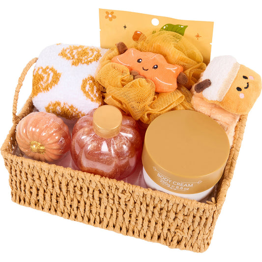 Autumn boo basket