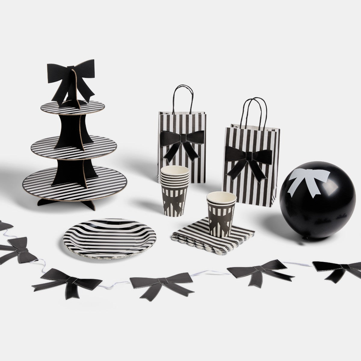 Bow Paper Party Set - 41 pcs
