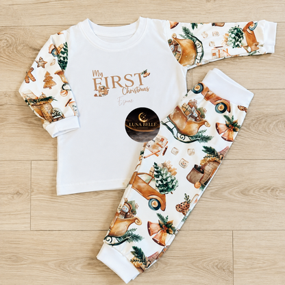 Personalised Night before christmas pyjamas - kids