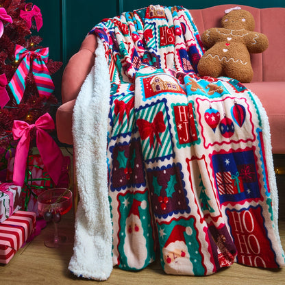 Seasonal Christmas throws