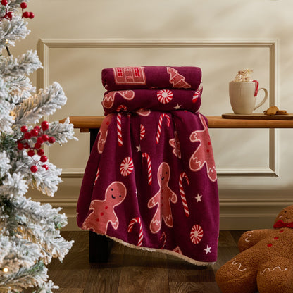 Seasonal Christmas throws