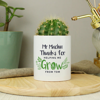 Personalised Ceramic Storage Pot