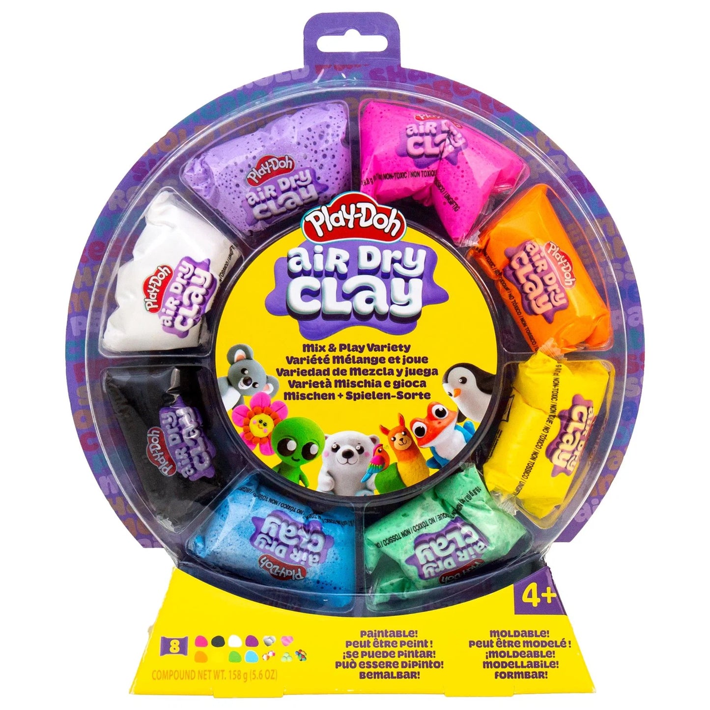 Play doh air dry clay wheel