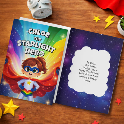Personalised Kids Starlight hero bedtime storybook