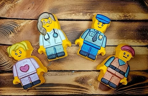 Lego friends bath bombs