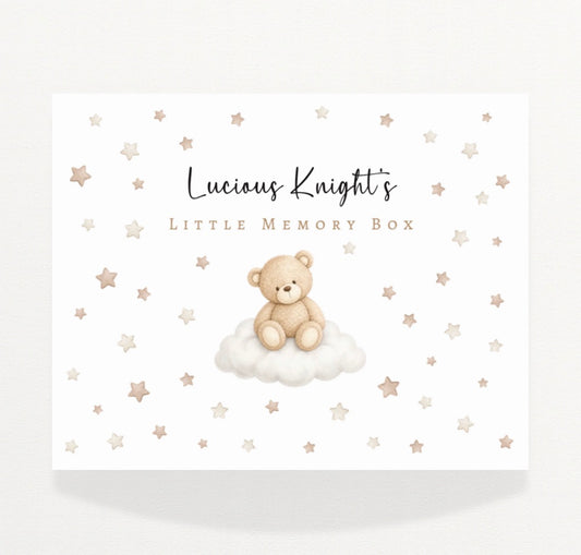 Personalised Baby Memory Box