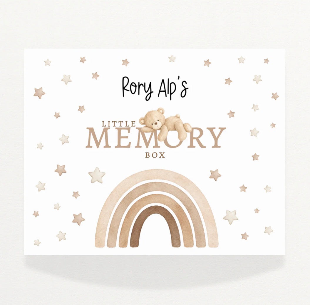 Personalised Baby Memory Box