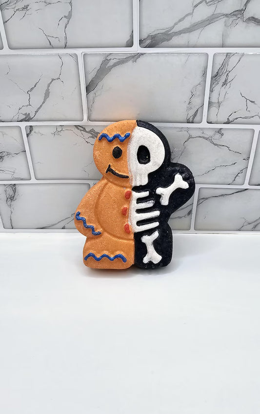 Christmas vs halloween bath bomb