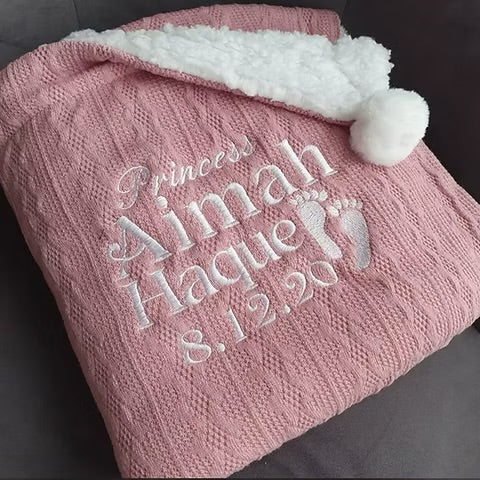 Personalised fluffy blanket (Preorder)