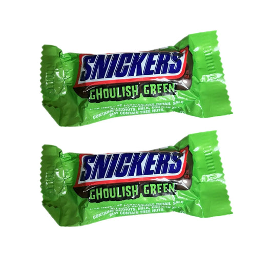 Snickers minis ghoulish green - usa halloween edition x2