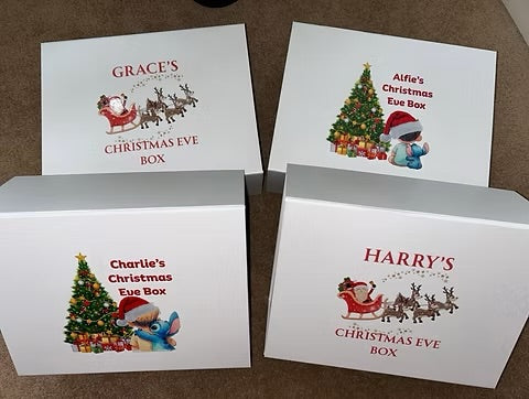 Personalised Christmas eve boxes