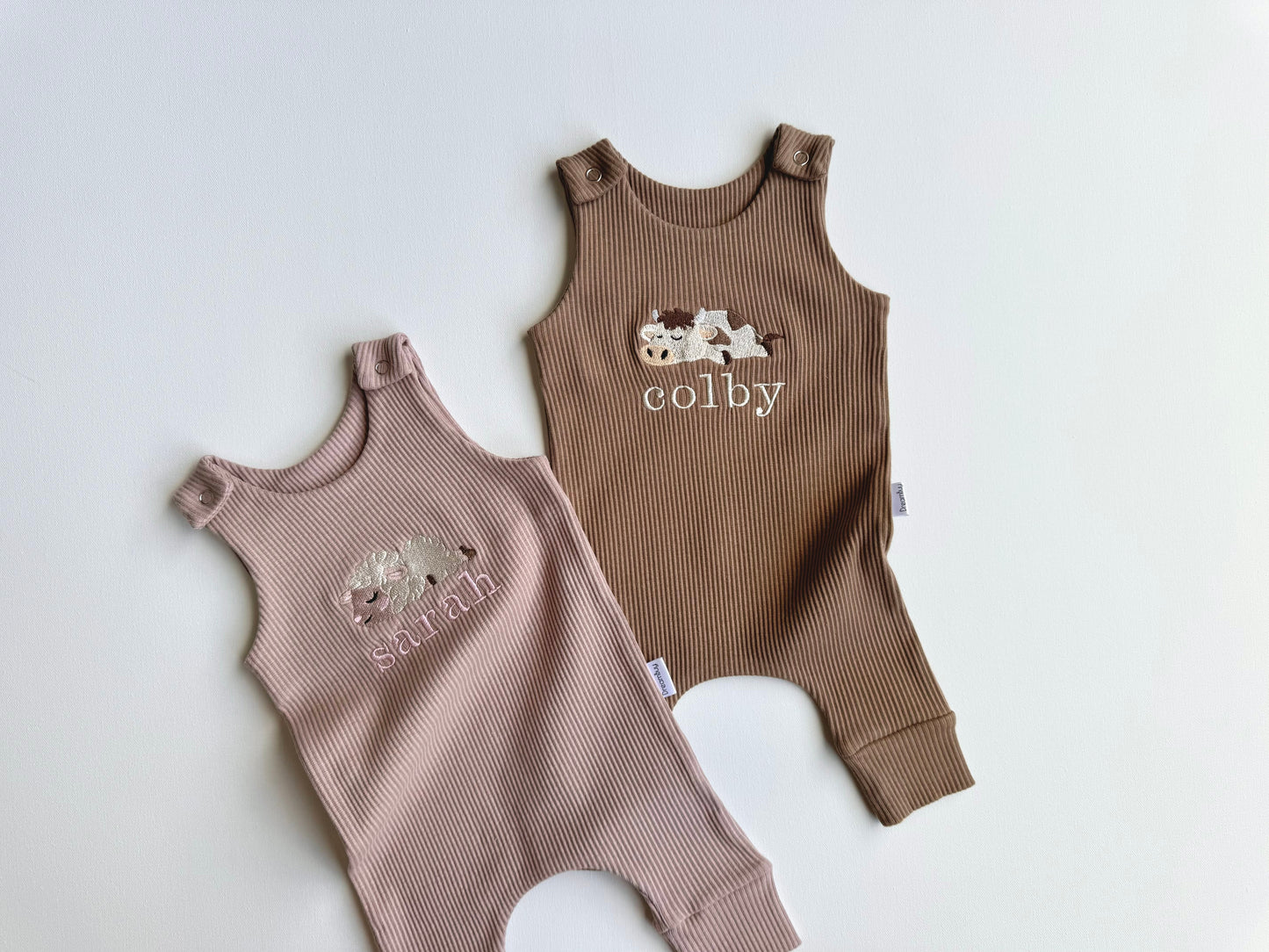 Farm Theme Personalised Dungarees