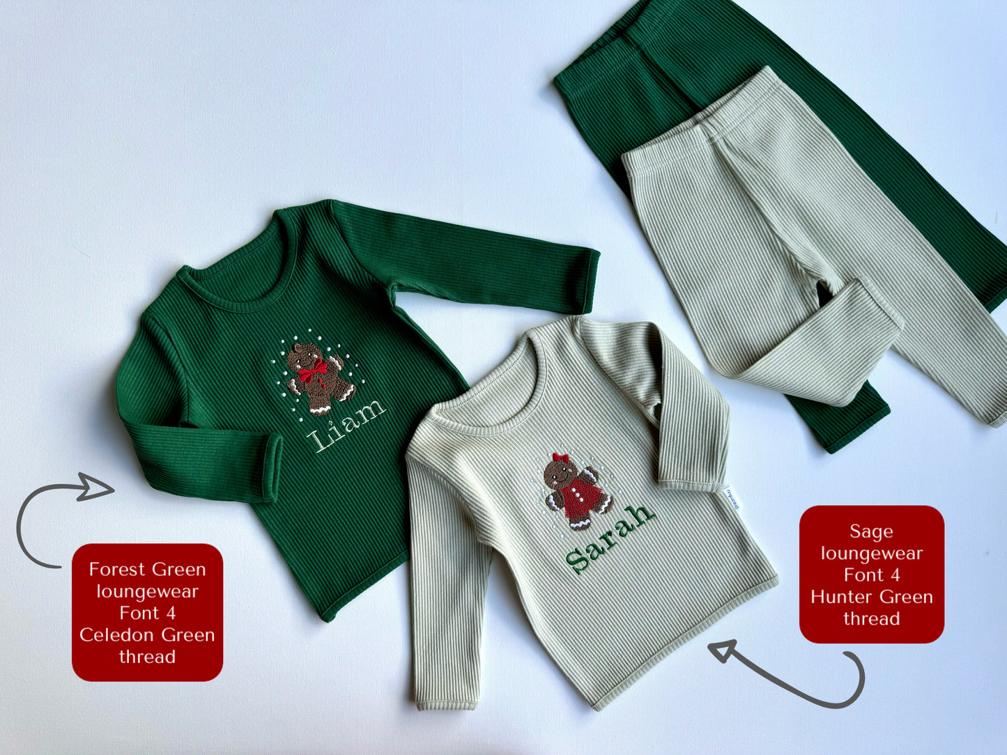 Christmas Gingerbread Man Lounge Set