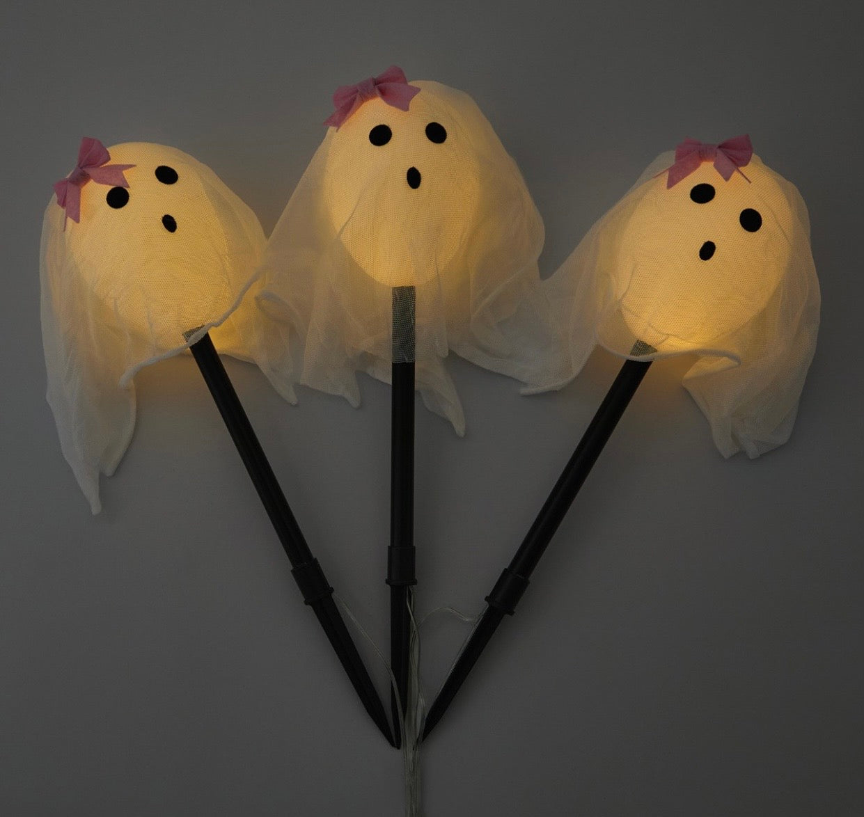 3 Pack Ghost Stake Lights - White / PREORDER