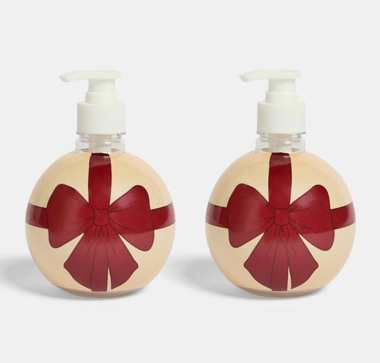 2 Pack Bow Bauble Soap Dispensers