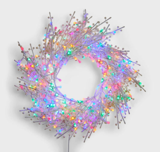 300 LED Wreath - Multi /PREORDER