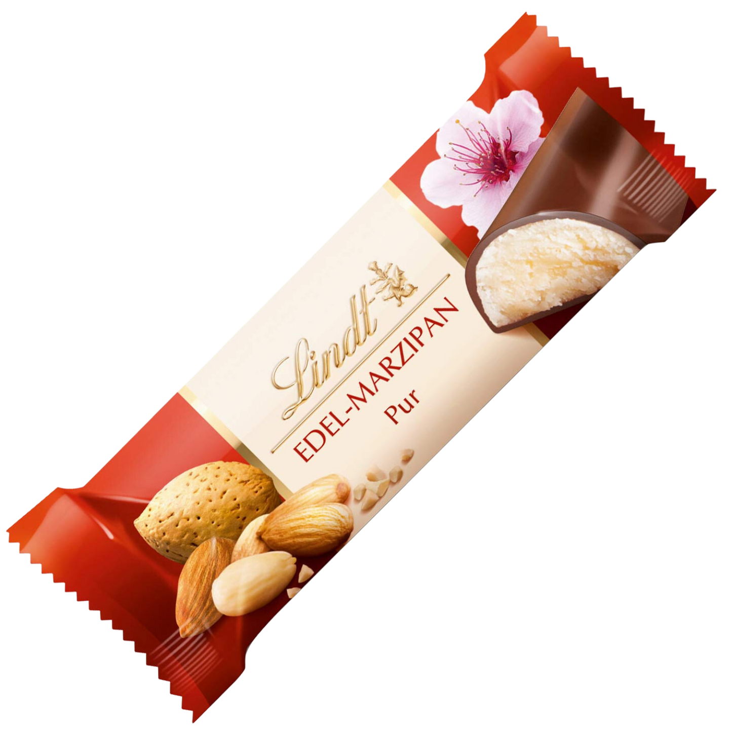 Lindt Marzipan Milk Chocolate Bar | 50g | BB End Nov 26
