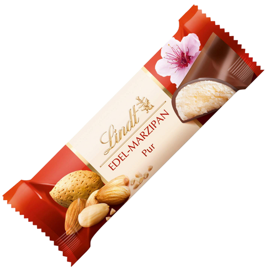 Lindt Marzipan Milk Chocolate Bar | 50g | BB End Nov 26
