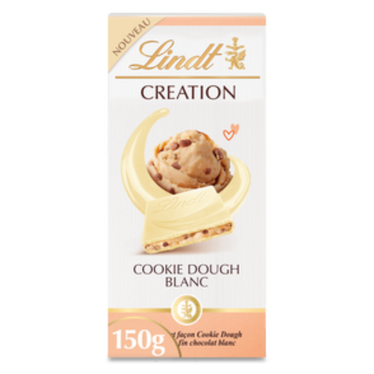 Lindt Creation | Cookie Dough White Chocolate | 150g Bar