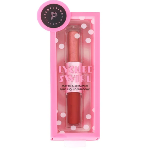 I 🖤 BOBA | LYCHEE SWIRL EYESHADOW DUO