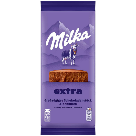Milka Extra | Alpine Milk Chocolate | 190g Bar