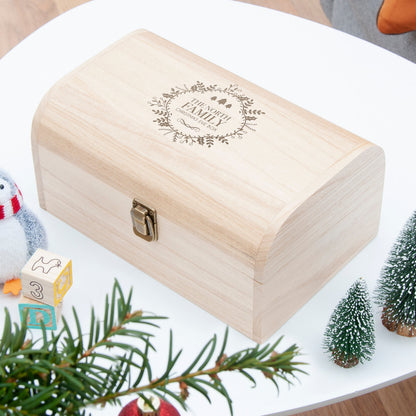 Personalised Traditional Family Christmas Eve Chest