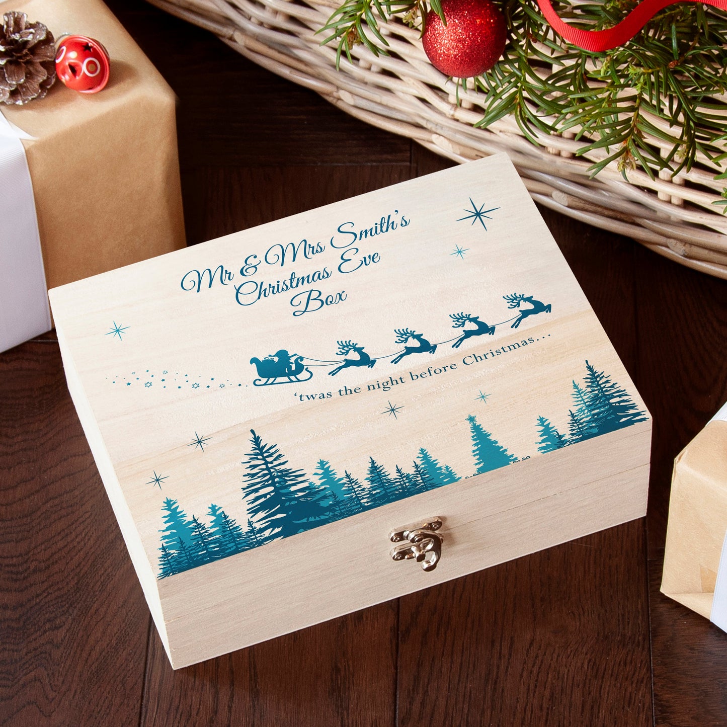 Personalised 'Twas The Night Before Christmas Box
