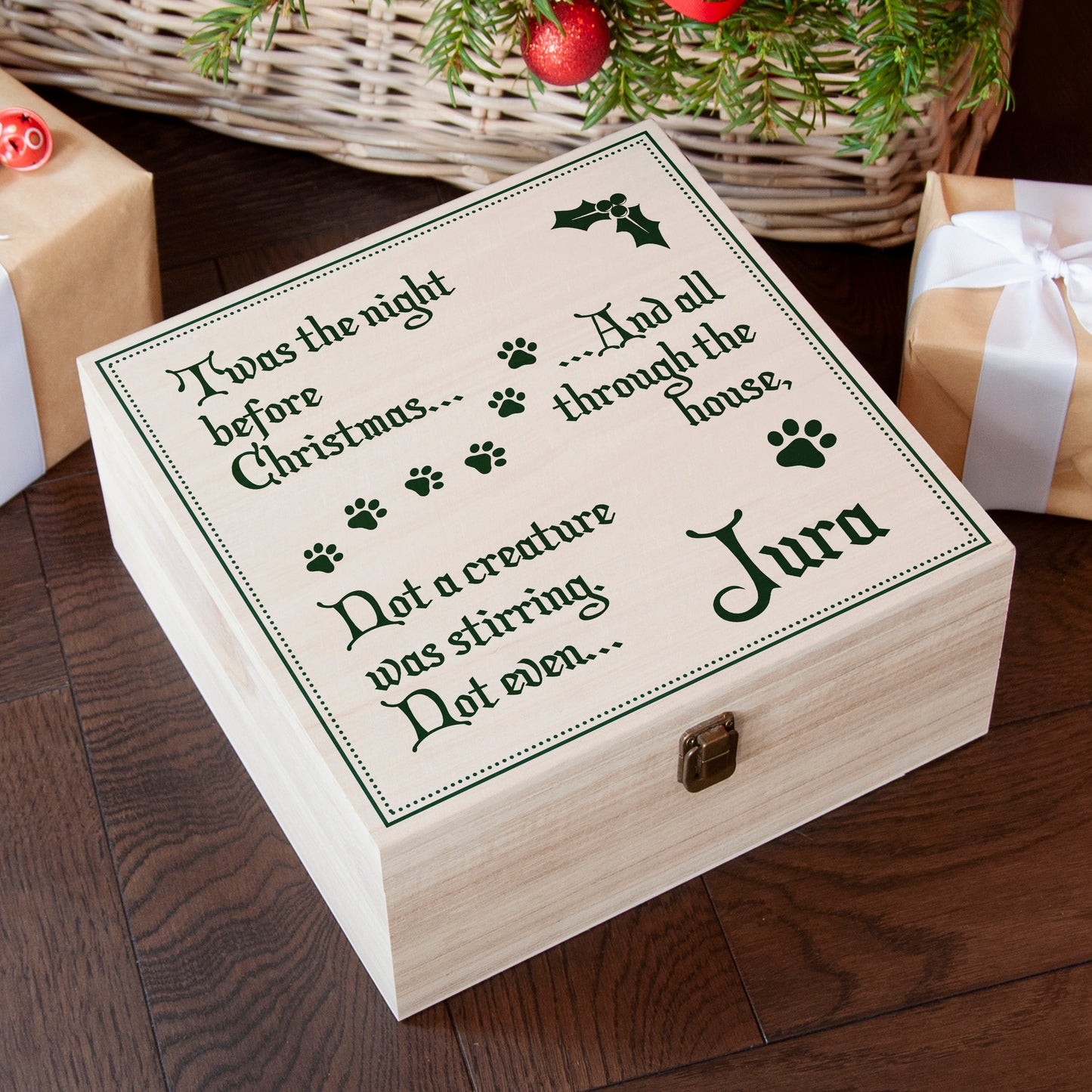 Personalised Pets 'Twas The Night Before Christmas Eve Box