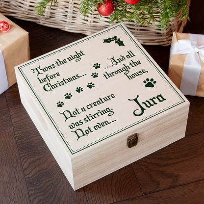 Personalised Pets 'Twas The Night Before Christmas Eve Box