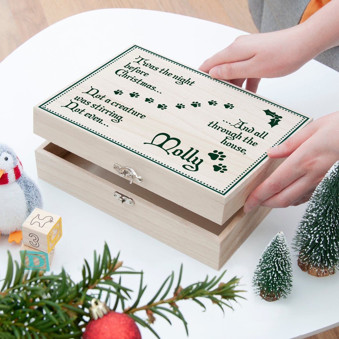 Personalised Pets 'Twas The Night Before Christmas Eve Box