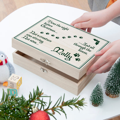 Personalised Pets 'Twas The Night Before Christmas Eve Box