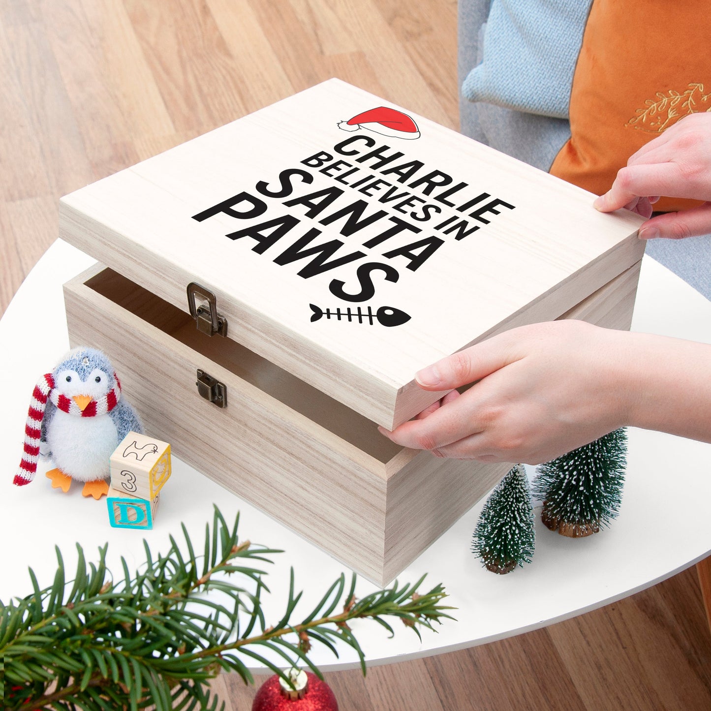 Personalised Pets Santa Paws Christmas Eve Box