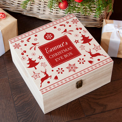 Personalised Festive Scandi Christmas Eve Box