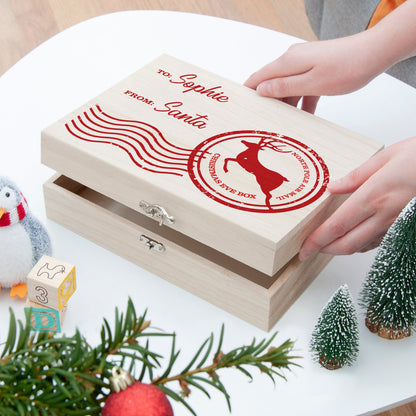 Personalised North Pole Air Mail Christmas Eve Box