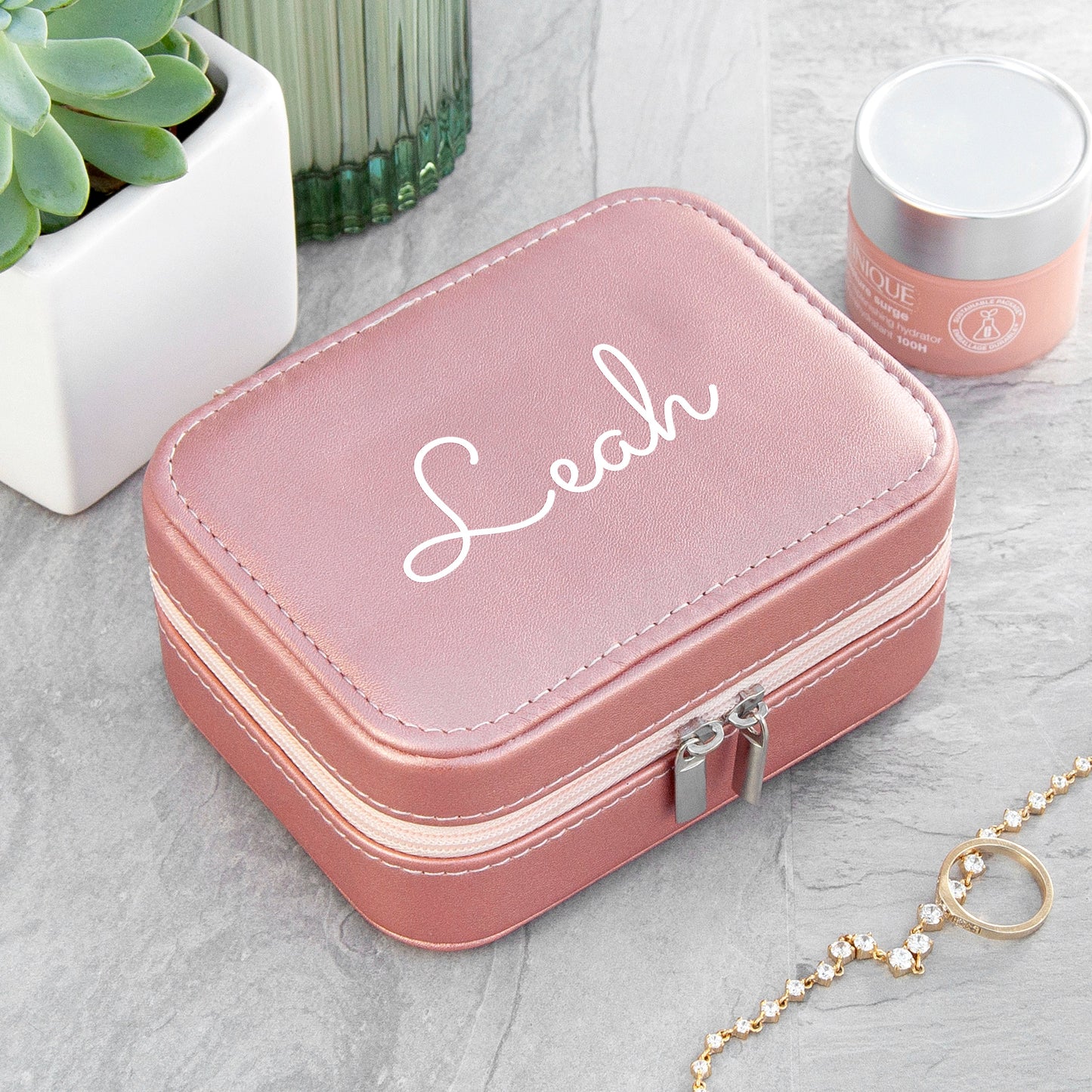 Personalised Travel Jewellery Case