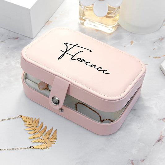 Personalised Travel Jewellery Case