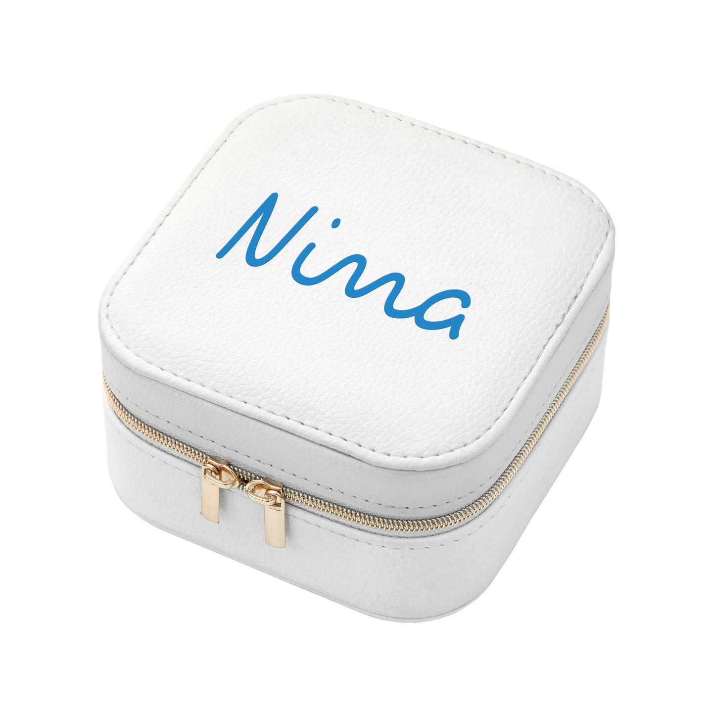 Personalised Summer Style White Jewellery Case