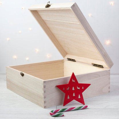 Personalised Baby's First Christmas Memento Box