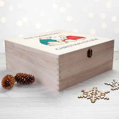 Personalised Polar Bear Christmas Eve Box