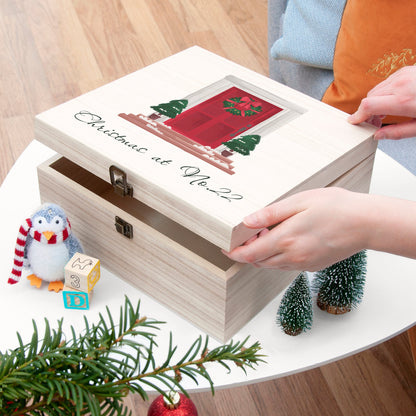 Personalised Festive Door Christmas Box