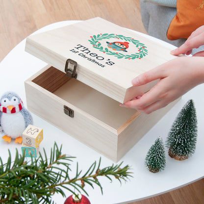 Personalised Baby's First Christmas Eve Box
