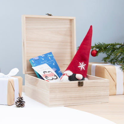 Personalised Scandi Fox Christmas Eve Box