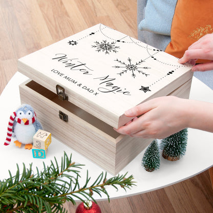 Personalised Winter Magic Christmas Eve Box