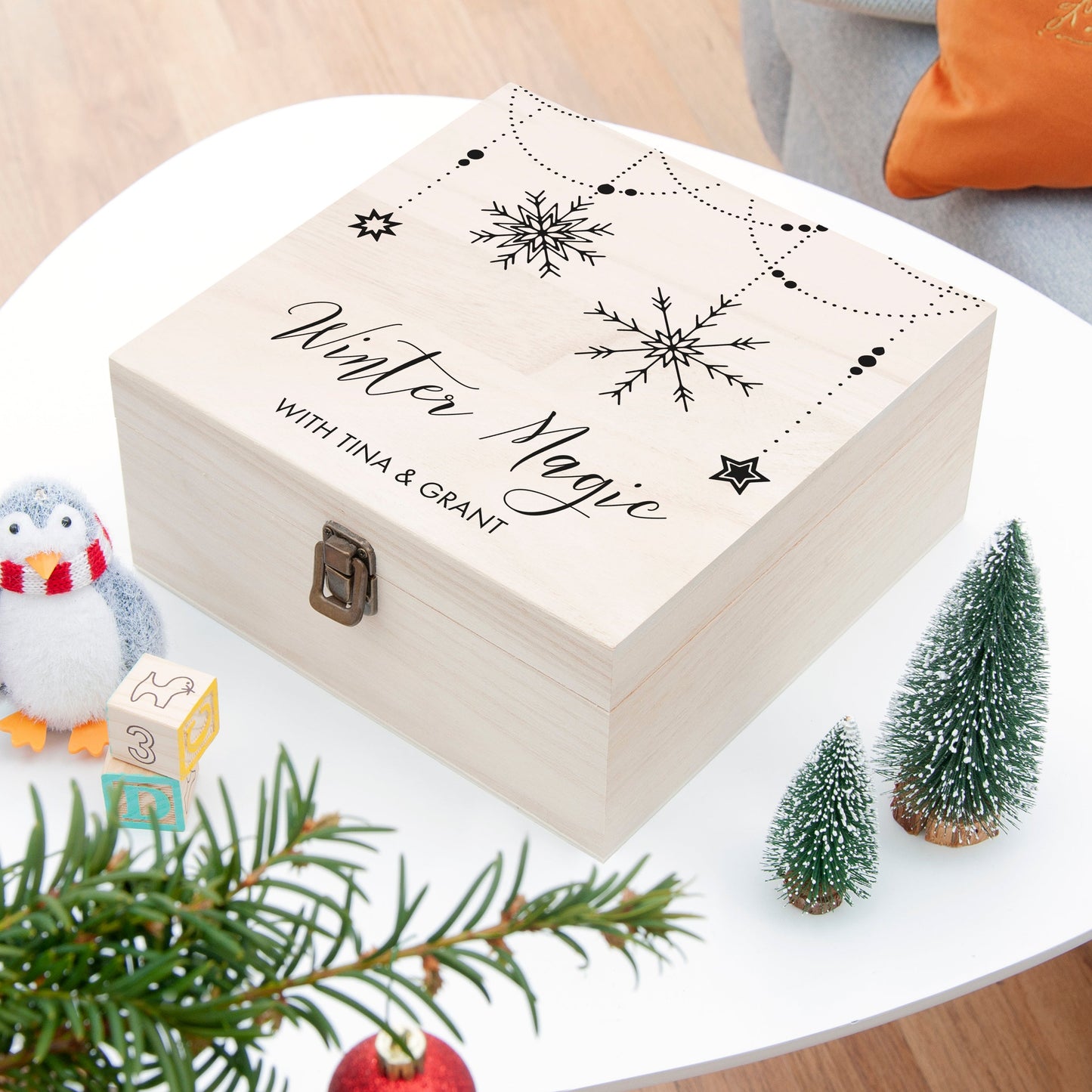 Personalised Winter Magic Christmas Eve Box