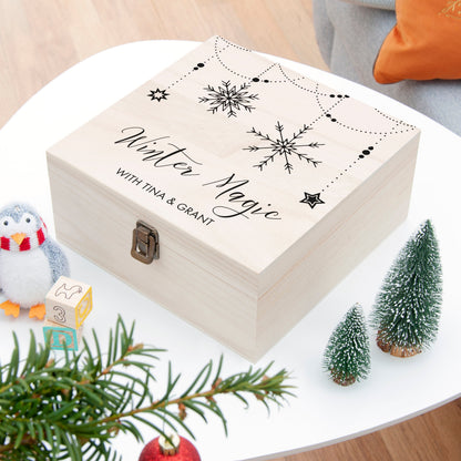 Personalised Winter Magic Christmas Eve Box