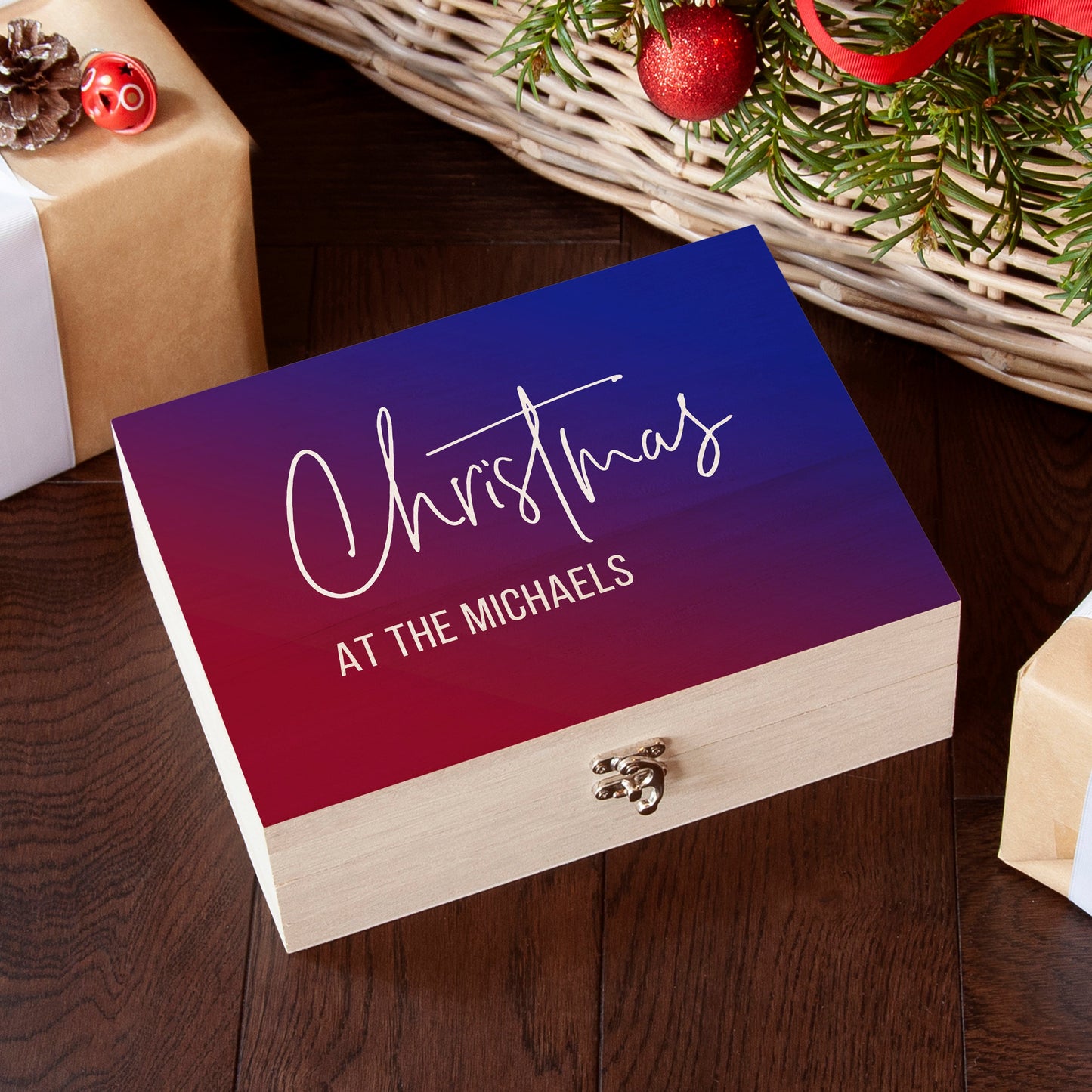 Personalised Gradient Family Christmas Eve Box