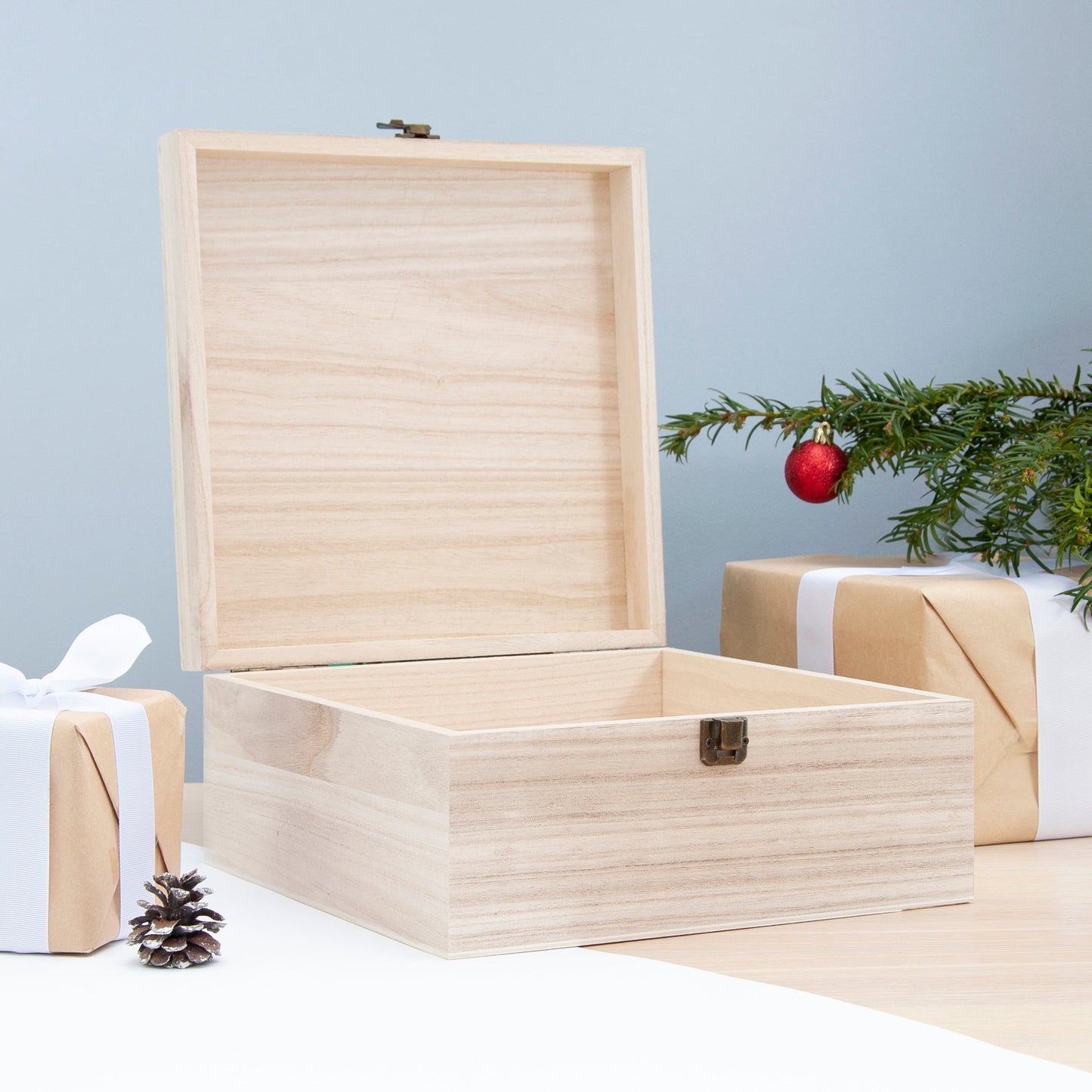 Personalised Festive Garland Christmas Eve Box